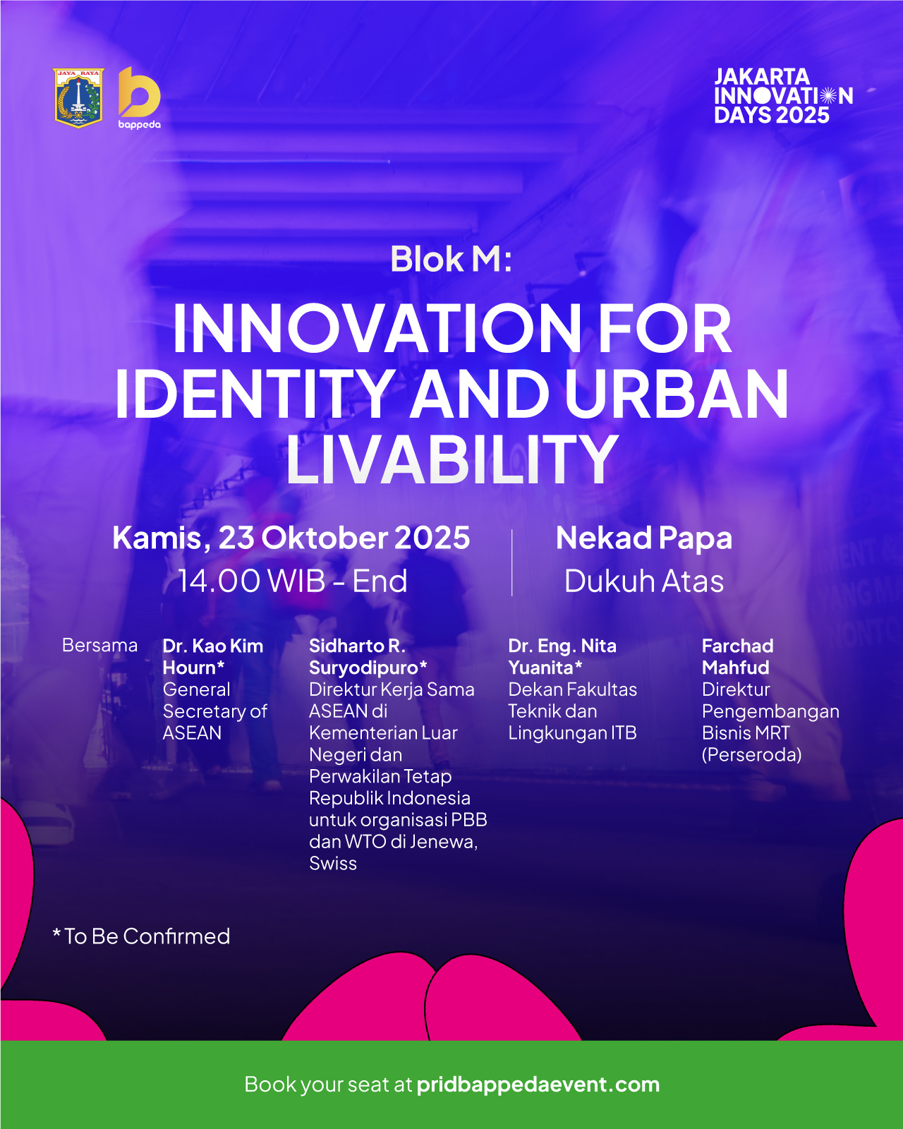Blok M: Innovation for Identity and Urban Livability