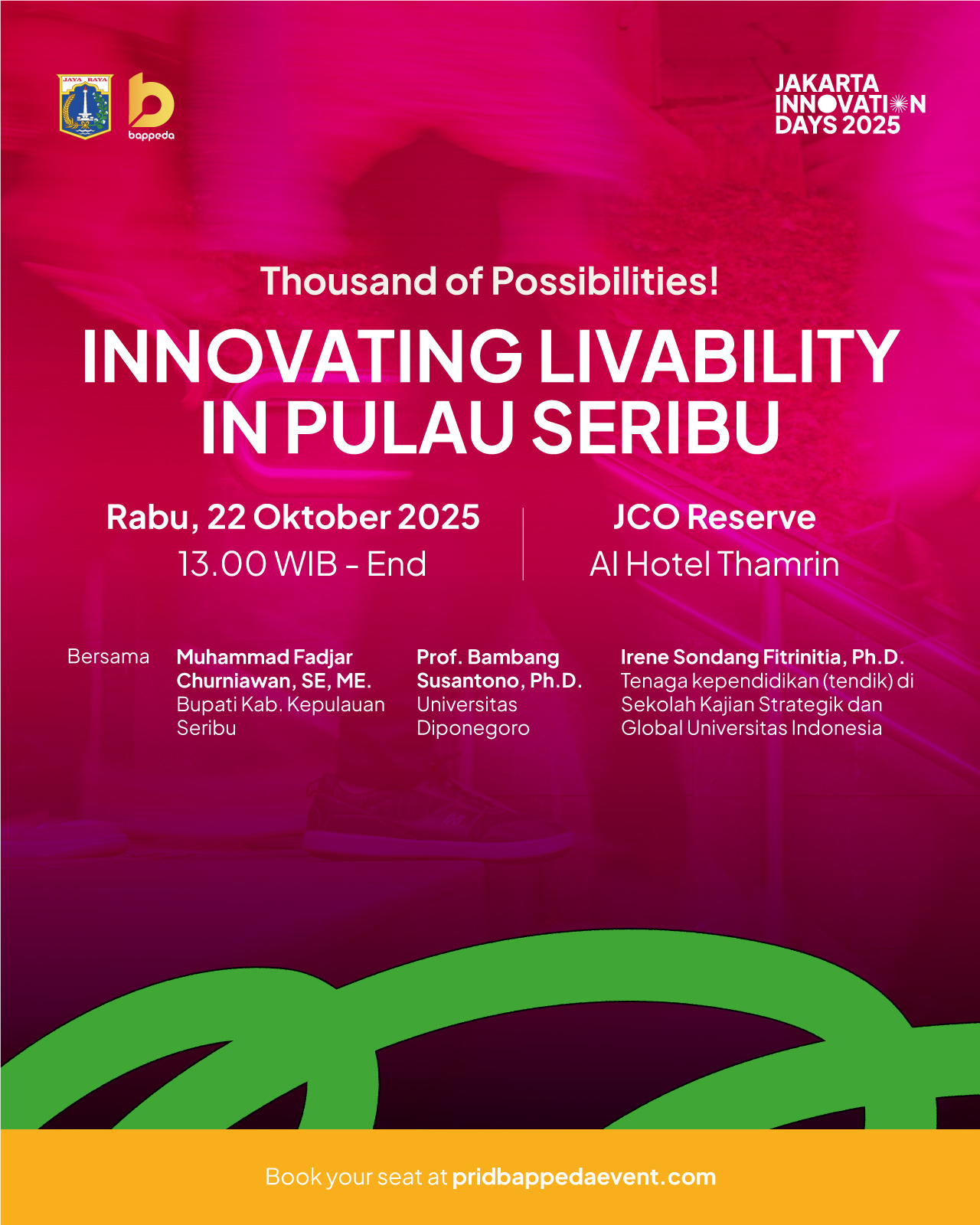 Thousand of Possibilities! Innovating Livability in Pulau Seribu